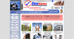Desktop Screenshot of easyalarms.co.uk